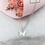 Collana a Farfalla Placcata in Argento e Oro, immagine 2 - Emma e Gemma
