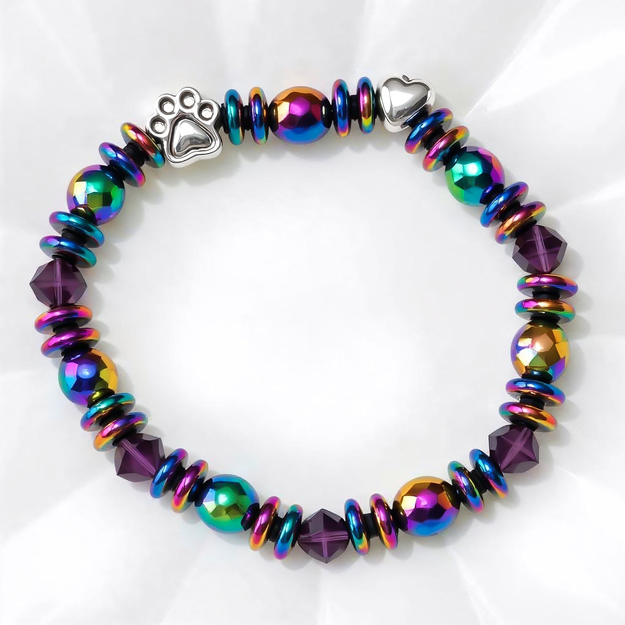 Bracciale Magnetico con Charm a Forma di Zampa - Emma e Gemma