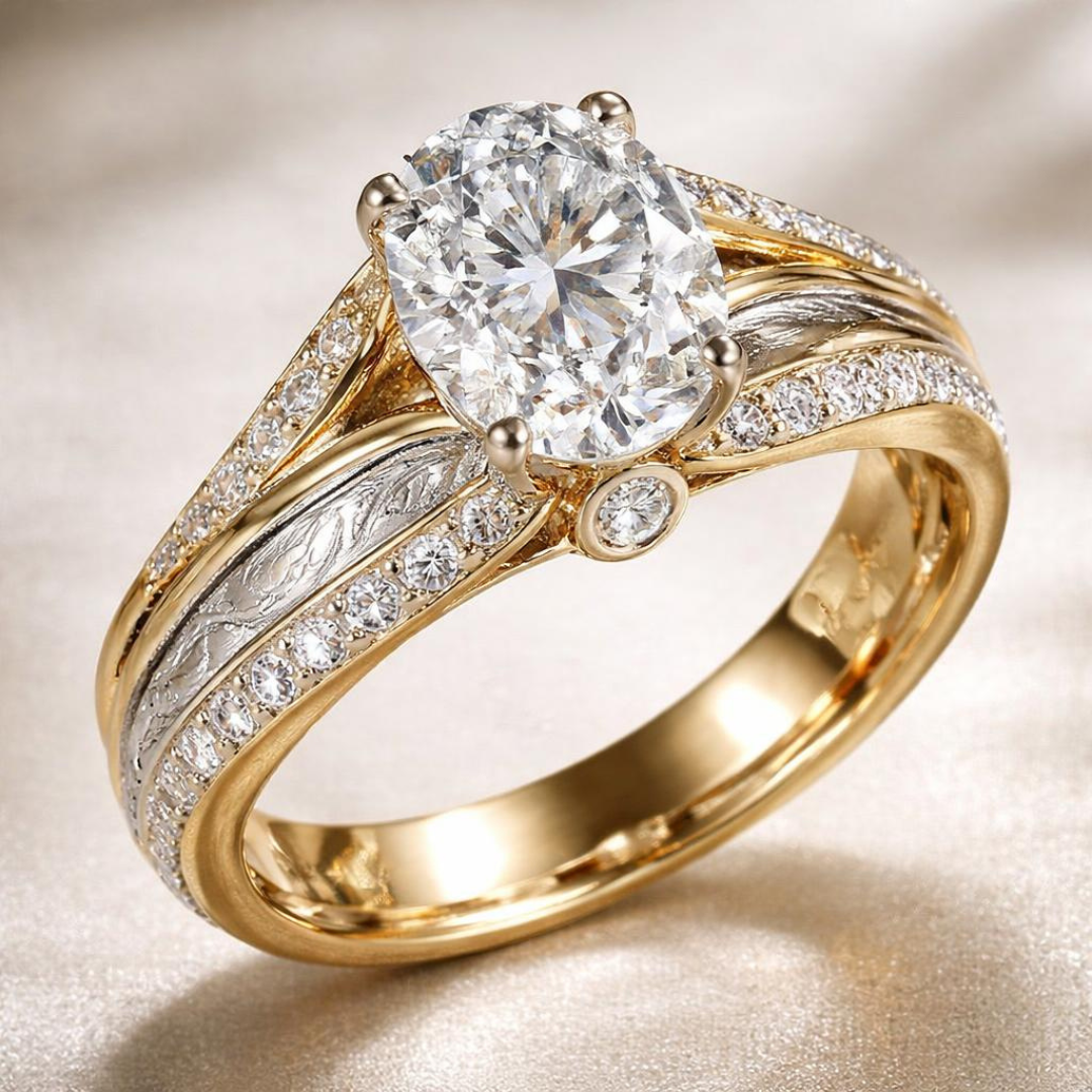 Anello in Zirconia Vintage - Emma e Gemma