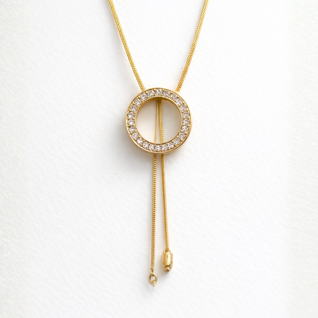 Collana Circolare Regolabile in Oro Vintage - Emma e Gemma