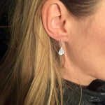 Orecchini in Argento Sterling 925 a Foglia di Dente di Leone, immagine 3 - Emma e Gemma