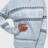 Stefania | Maglione Elegante a Fiocco di Neve