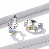 Orecchini Zampe Colorate in Argento Sterling, immagine 2 - Emma e Gemma