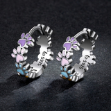 Orecchini Zampe Colorate in Argento Sterling, immagine 5 - Emma e Gemma
