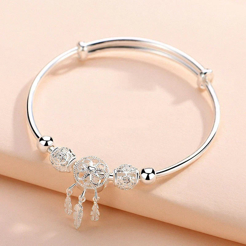 Bracciale Sognatore Regolabile in Argento 925, immagine 5 - Emma e Gemma