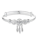 Bracciale Sognatore Regolabile in Argento 925, immagine 4 - Emma e Gemma