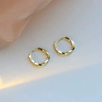 Orecchini in Argento Sterling con Incastro Rotondo - Emma e Gemma