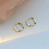 Orecchini in Argento Sterling con Incastro Rotondo - Emma e Gemma