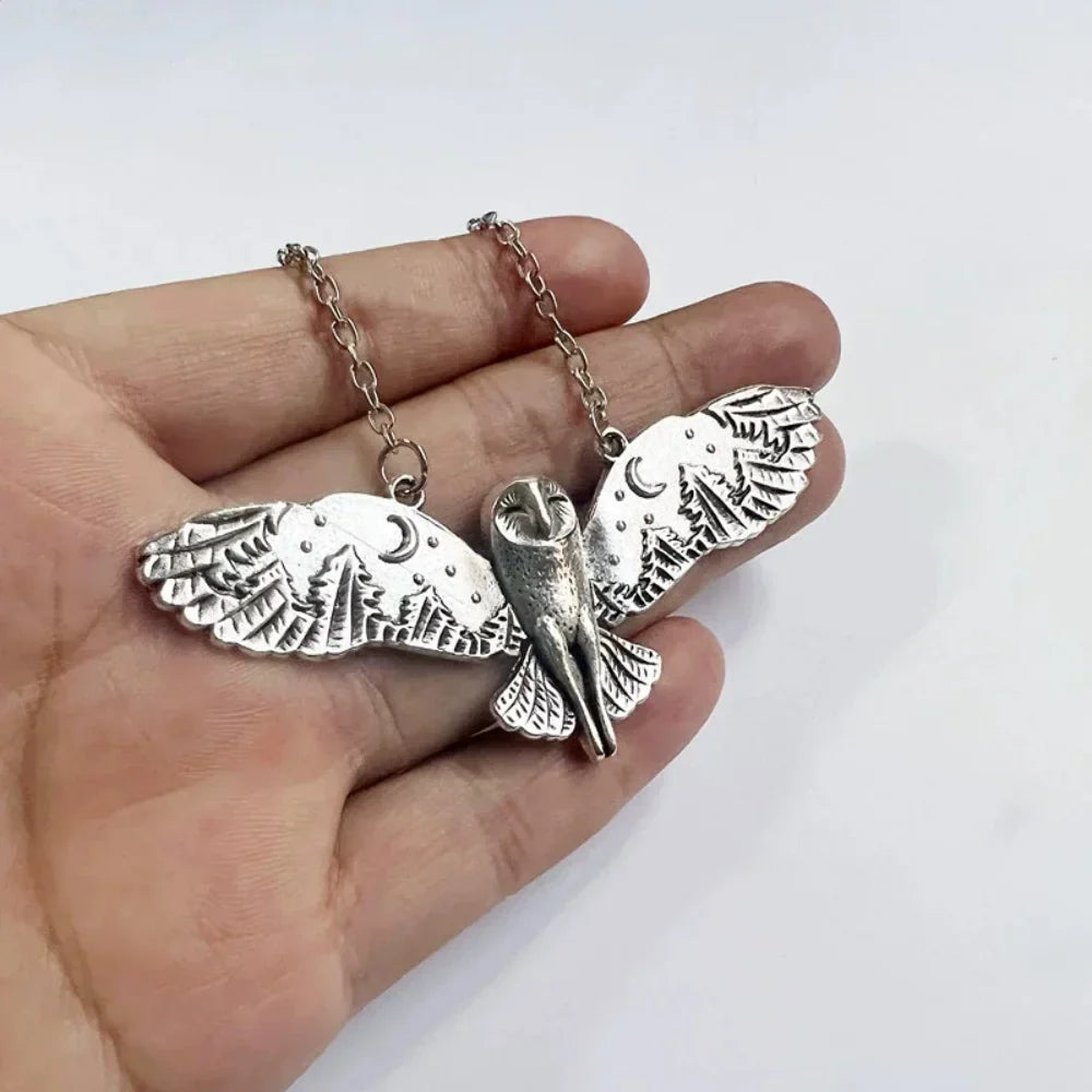 Collana Vintage Gufo Luna, immagine 4 - Emma e Gemma