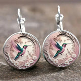 Collana con Pendente a Cupola di Vetro a Forma di Colibrì, immagine 5 - Emma e Gemma