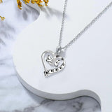 Set di Gioielli in 2 Pezzi con Charms a Forma di Zampa, Cuore e Osso, immagine 3 - Emma e Gemma