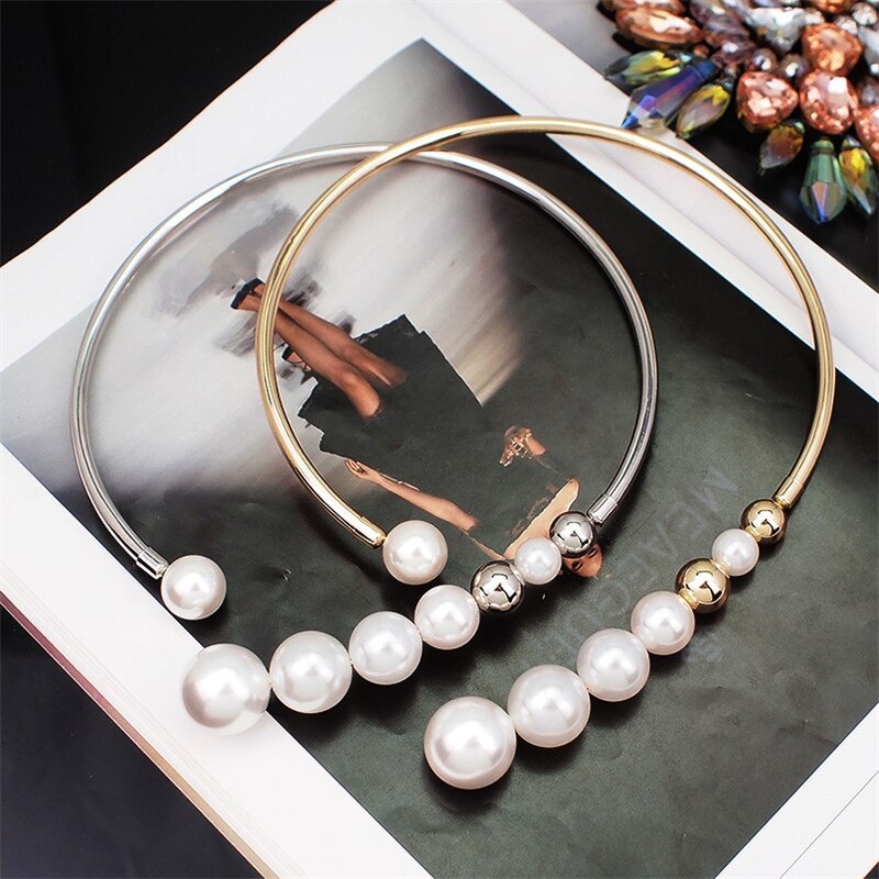 Collana di Perle Grandi in Oro e Argento, immagine 3 - Emma e Gemma