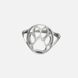 Anello a Zampa Aperta in Acciaio Inossidabile – Leggero e Stile, immagine 2 - Emma e Gemma