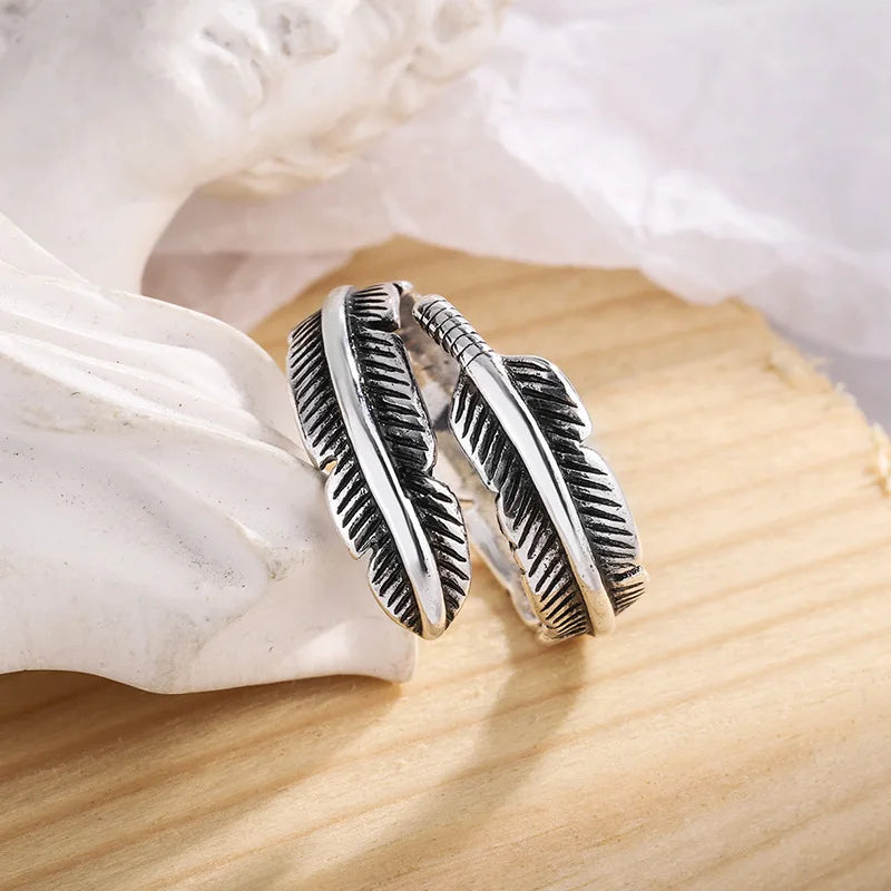 Piuma di un Angelo - Anello Memoriale Regolabile, immagine 5 - Emma e Gemma