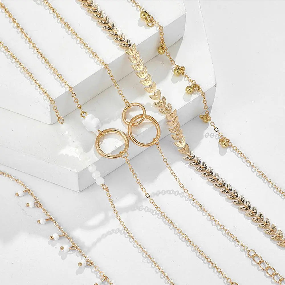 Pacchetto di Bracciali Boho in Oro, immagine 3 - Emma e Gemma