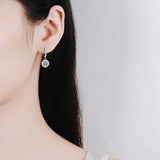 Orecchini in Moissanite da 1 Carato in Argento Sterling, immagine 5 - Emma e Gemma