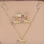 Collana in Gioielli con Libellula Dorata e Orecchini Bonus, immagine 4 - Emma e Gemma