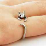 Anello Avvolgente Topo Adorabile – Gioiello Vintage Regolabile - Emma e Gemma