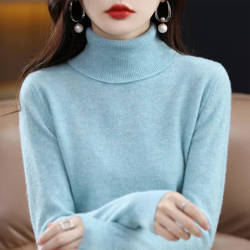 Sofia | Maglione in Cashmere con Collo Alto