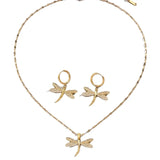 Collana in Gioielli con Libellula Dorata e Orecchini Bonus, immagine 5 - Emma e Gemma