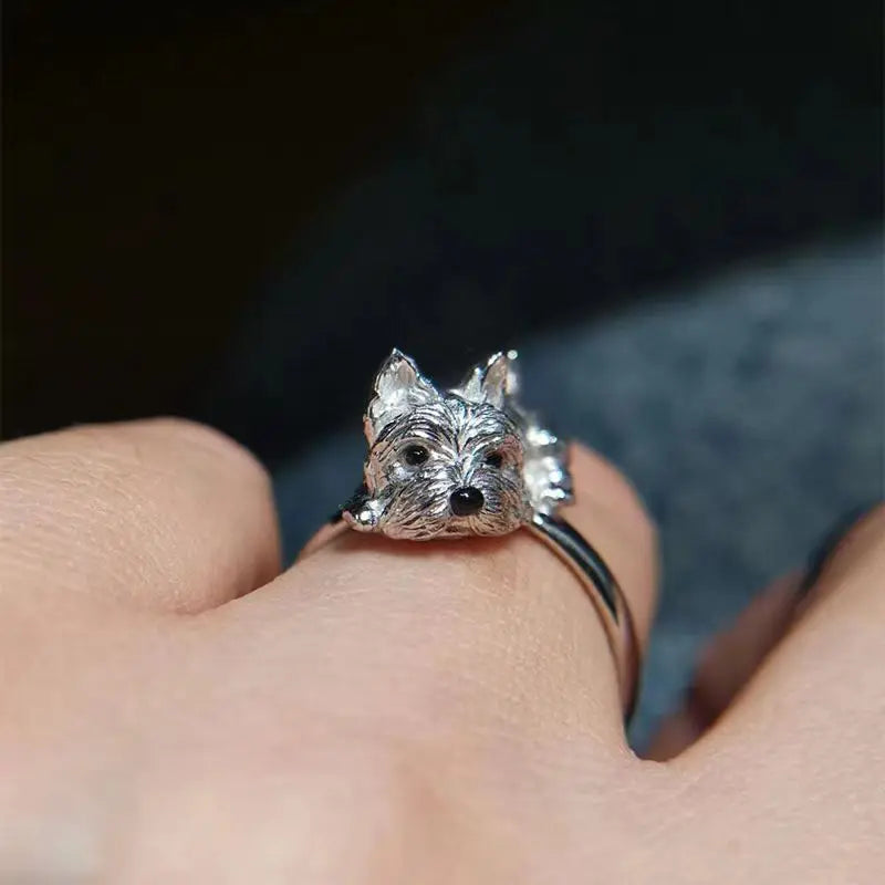 Anello Regolabile in Stile Retro per Cani, immagine 2 - Emma e Gemma