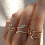 Pacchetto Anelli Vintage Oro Luminoso - Emma e Gemma