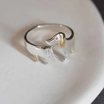 Anello in Argento Sterling 925 a Forma di Bassotto – Misura Regolabile, immagine 7 - Emma e Gemma