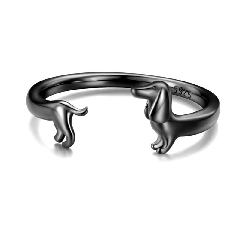 Anello avvolgente Bassotto - Per l'amore del tuo cucciolo, immagine 3 - Emma e Gemma