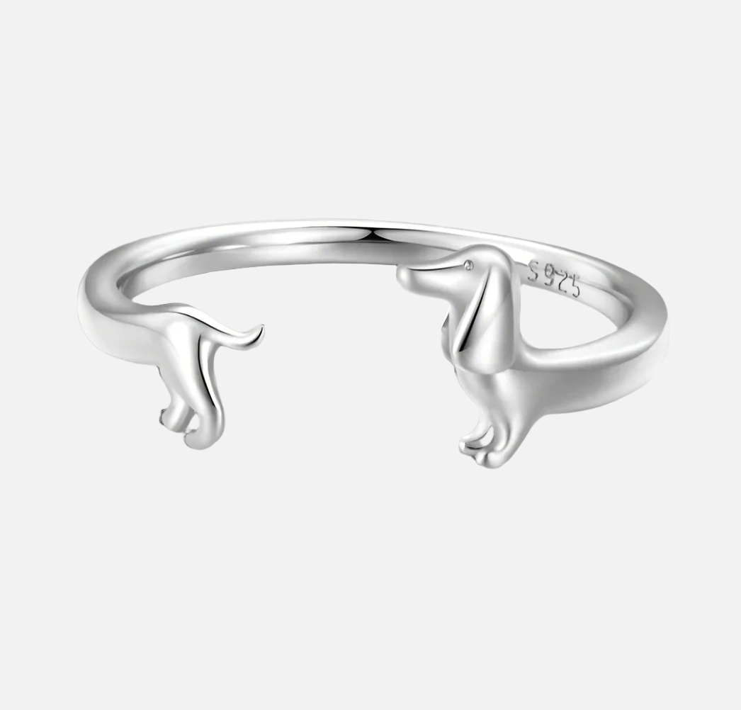 Anello avvolgente Bassotto - Per l'amore del tuo cucciolo - Emma e Gemma