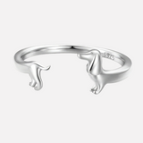 Anello avvolgente Bassotto - Per l'amore del tuo cucciolo - Emma e Gemma