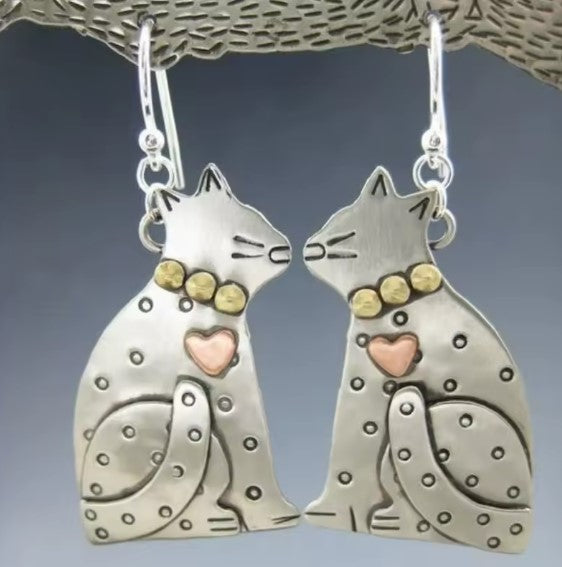 Orecchini di Gatto Incantevoli - Emma e Gemma