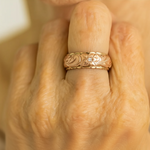 Anello in Oro con Fiore di Rosa Vintage, immagine 3 - Emma e Gemma