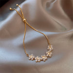 Bracciale Margherita di Cristallo in Oro, immagine 3 - Emma e Gemma