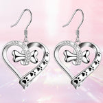 Set di Gioielli in 2 Pezzi con Charms a Forma di Zampa, Cuore e Osso, immagine 2 - Emma e Gemma