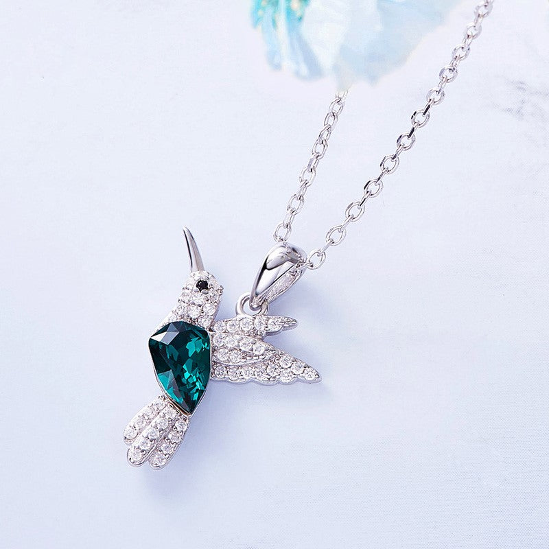 Collana Colibrì Scintillante con Zirconia, immagine 2 - Emma e Gemma