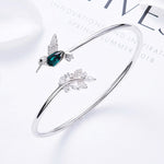 Anello Colibrì Regolabile con Diamante in Strass, immagine 3 - Emma e Gemma
