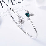 Anello Colibrì Regolabile con Diamante in Strass, immagine 4 - Emma e Gemma