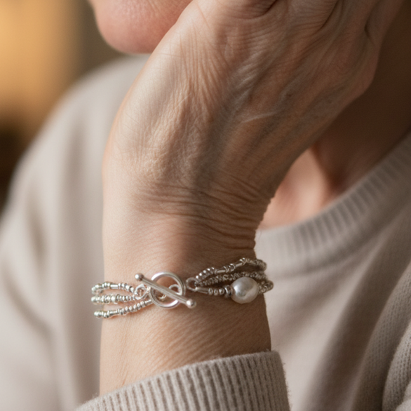 Pacchetto di Bracciali di Perle Vintage, immagine 3 - Emma e Gemma