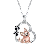 Collana con Pendente a Forma di Cuore per Cani, immagine 2 - Emma e Gemma
