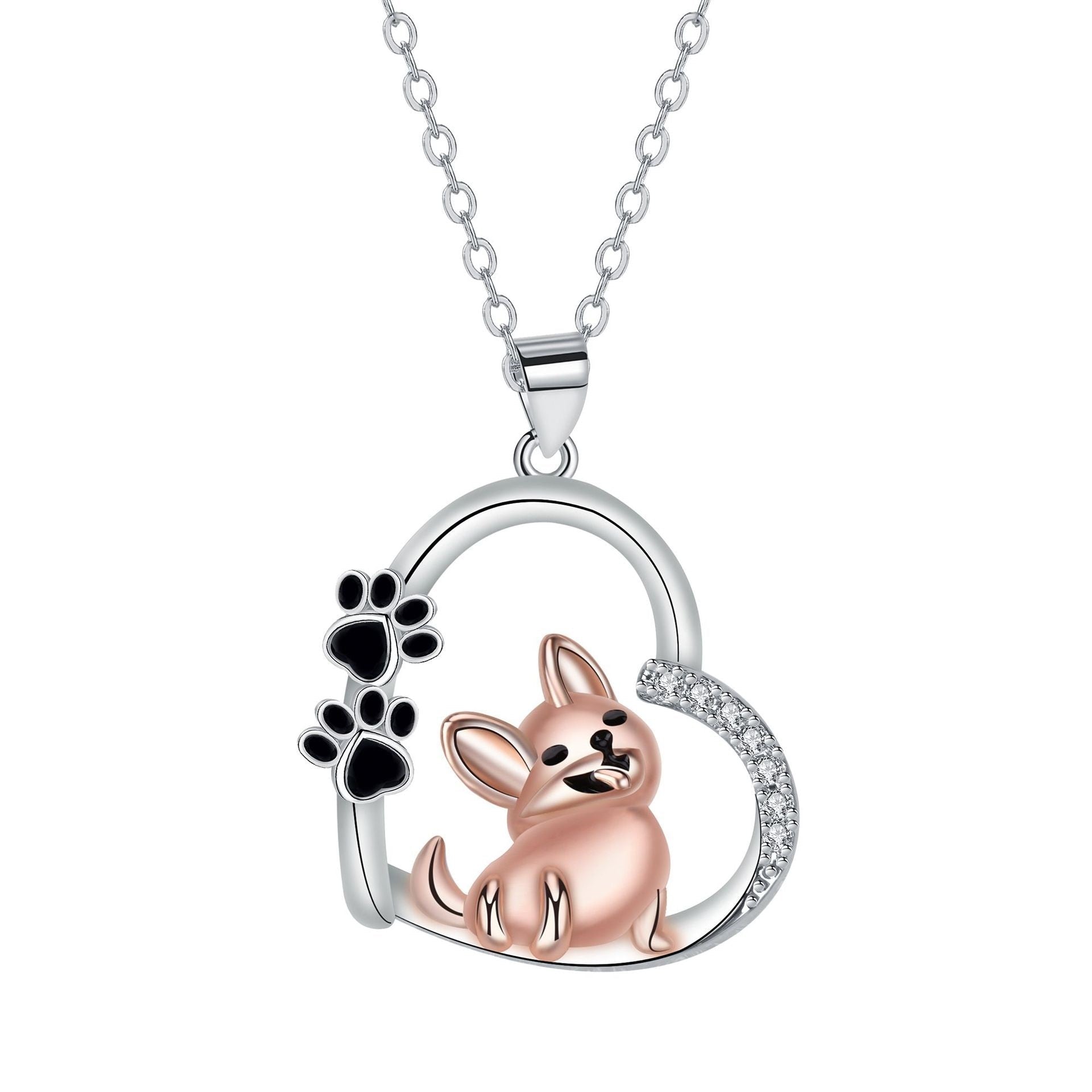 Collana con Pendente a Forma di Cuore per Cani, immagine 2 - Emma e Gemma