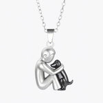 Collana con Ciondolo Abbraccio - Regalo Memoriale Significativo, immagine 6 - Emma e Gemma