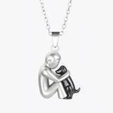 Collana con Ciondolo Abbraccio - Regalo Memoriale Significativo, immagine 6 - Emma e Gemma