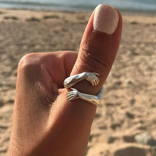 Anello Regolabile in Argento - Emma e Gemma