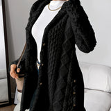 Valentina - Cappotto in Fleece con Cappuccio