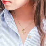 Collana elegante con gatto e luna crescente, immagine 3 - Emma e Gemma