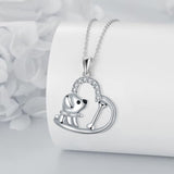 Collana per Cani con Pendente a Cuore - Emma e Gemma