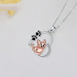 Collana con Pendente a Forma di Cuore per Cani, immagine 3 - Emma e Gemma