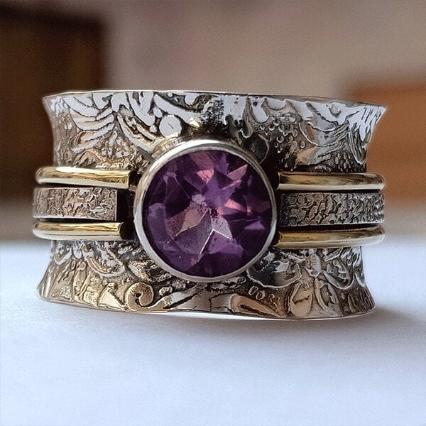 Anello di Meditazione in Cristallo Bohemiano, immagine 2 - Emma e Gemma