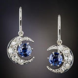 Orecchini Vintage Chiaro di Luna Blu - Emma e Gemma