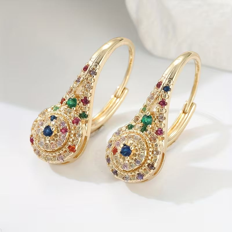Orecchini Eleganza Multicolore Brillante, immagine 2 - Emma e Gemma